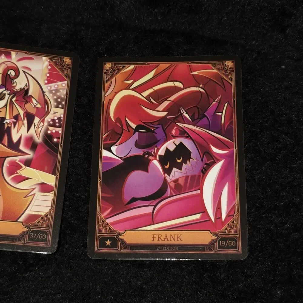 Lot Of 2 Hazbin Hotel Cards Razzle Frank 19/60 37/60 Trading Card Dazzle Keekee
